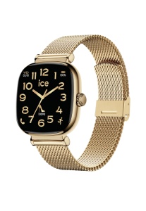 Ceas inteligent ICE-WATCH Ice Smart 2.0 Gold Milanese, 1,7 inch, bratara din otel inoxidabil - Img 2