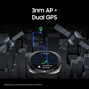 Ceas inteligent Samsung Galaxy Watch Ultra 2025, 47 mm, GPS dual, Titanium Gray - Img 9