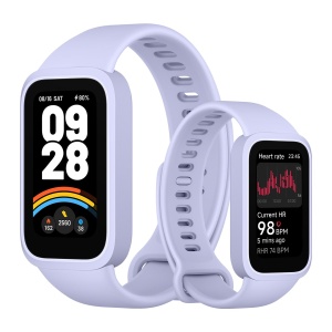 Ceas inteligent Xiaomi Smart Band 9 Active, 37mm, Violet, 50 sporturi, 18 zile autonomie