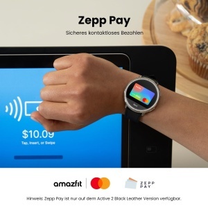 Ceas Smart Amazfit Active 2 Display AMOLED 132 NFC GPS 10 Zile Autonomie 160 Moduri Sport - Img 6