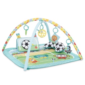 Centrala de activitati Bright Starts Grip Kick Oball, 4 moduri de joaca, lavabila, unisex - Img 1