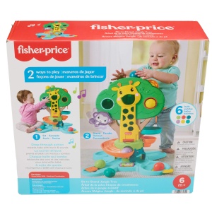 Centru de Joaca Fisher-Price Dschungelbaum cu Muzica, 6 Bile, Interactiv - Img 6