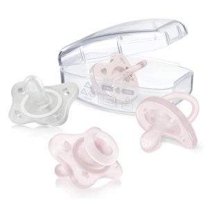 Chicco PhysioForma Set Suzete 0-6 Luni Silicon Moale pentru Nou-Nascuti si Bebelusi