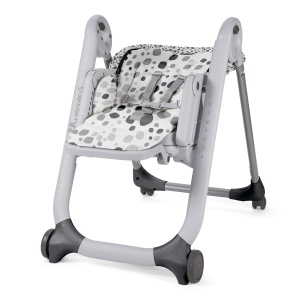 Chicco Polly Progres5 Scaun inalt reglabil de la nastere pana la 3 ani (15 kg), Scaun inalt pentru copii cu functie de inclinare si scaun inaltator, cu 4 roti si inchidere compacta - Img 6