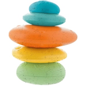 Chicco Stone Balance Joc de Stivuire 5 Elemente Plastic Reciclat - Img 3