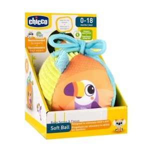 Chicco Weicher Ball Jucarie pentru Bebelusi Texturi Variate Dezvolta Coordonarea si Simtul Tactil - Img 6