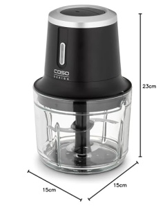 Chopper electric CASO Chop Go fara fir 4 lame din otel inoxidabil 1L Negru - Img 3