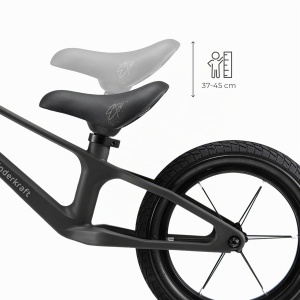 Ciclism pentru copii Kinderkraft ETER, 12 inch, 35 kg, design sportiv, negru - Img 4