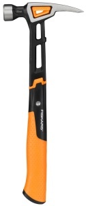 Ciocan cu dinti Fiskars IsoCore M, 34 cm, 0,82 kg, NegruPortocaliu - Img 1