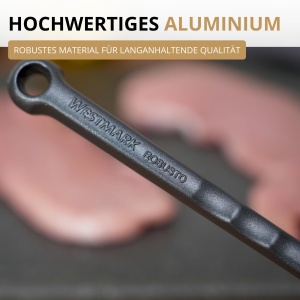 Ciocan de carne Westmark Robusto Black Edition aluminiu 215 cm design modern gri antracit - Img 6