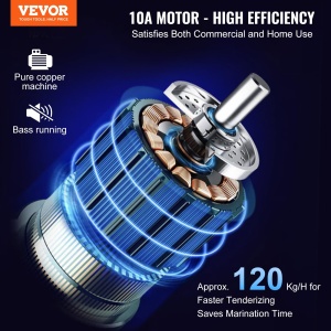Ciocan electric pentru carne VEVOR LT-01, 450W, 54 lame din otel inoxidabil - Img 2