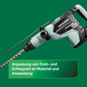 Ciocan rotopercutor HiKOKI DH45MEY, 1500W, SDS-max, 12,2 Joule - Img 7