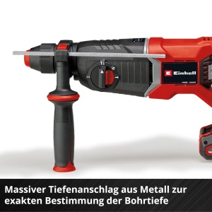 Ciocan rotopercutor profesional cu acumulator Einhell TP-HD 1826 D Li BL-Solo Power X-Change 18 V fara perii 26 J SDS-plus capacitate de gaurire de 26 - Img 9