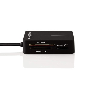 Cititor de carduri NEDIS All-in-One USB 2.0 Negru, Compact, Compatibil cu Multe Tipuri de Carduri - Img 2