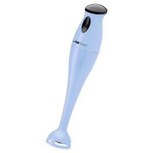 Clatronic Blender de mana/Blender de mana/Blender de mana/Blender SM 3577; Cutit de impact din otel inoxidabil; pentru smoothie, piure de dovleac, terci pentru bebelusi, milkshake; cu ulcior de blender (500 ml); 180 wati; albastru