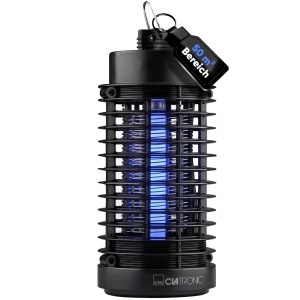 Clatronic(r) Insect Killer Electric | Capcana pentru tantari zi si noapte | pentru pana la 50mp | Lampa pentru tantari fara substante chimice sau parfumuri | Capcana electrica pentru muste cu perie de curatare | Capcana de lumina ISL 3823 - Img 1