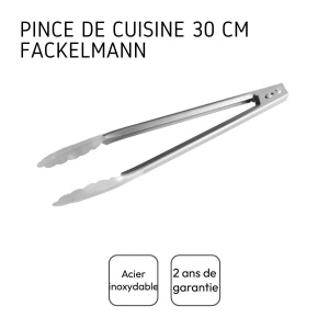 Cleste universal Fackelmann 30 cm otel inoxidabil argintiu - Img 4