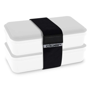 Cloer 800C8ES Banda elastica pentru fixare lunchbox negru 17x55 cm