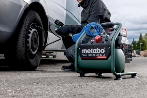Compresor cu acumulator Metabo Power 160-5 LTX BL OF, 18V, 18L, Motor fara perii - Img 4