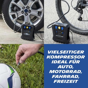 Compresor de aer digital MICHELIN 12V pentru masina | Programabil, compact si precis | Compresor de presiune in anvelope pentru masina, motocicleta, rulota si bicicleta - Img 8