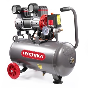 Compresor de aer HYCHIKA, 24L, 115 psi, 800W, fara ulei, silentios