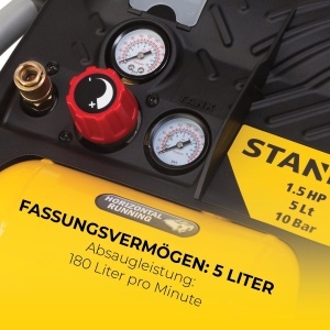 Compresor de aer portabil Stanley DN200105, 5L, 10 Bar, 1100W - Img 6