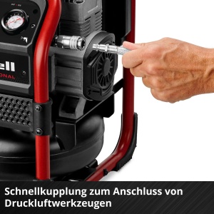 Compresor mobil Einhell SILENZZO 18160 8 bar 6L Pompa fara ulei - Img 10