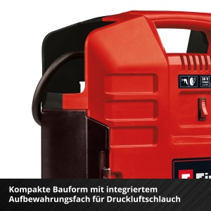 Compresor portabil Einhell TE-AC 368 Li OF Set-Solo 36V 8 bar pompa fara ulei - Img 7