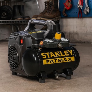 Compresor Silent Air STANLEY FATMAX DST 10186SI, 6l, 1 CP, 59 dB - Img 6