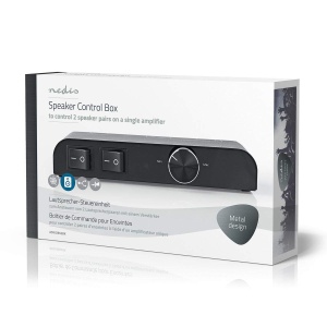 Comutator boxa Nedis 2 canale cu volum reglabil, 60W, 4-16 Ohm, Negru - Img 2