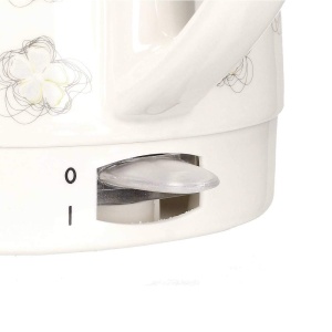 CONCEPT Electrocasnice RK0010ne Ceainic ceramic, design unic, design floral atractiv, 1 l, alb, 1100 W - Img 4