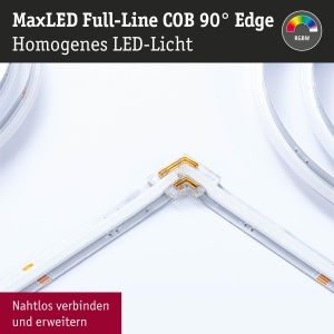 Conector 90 Paulmann MaxLED 71203 RGBW, 0,02m, 144W - Img 3
