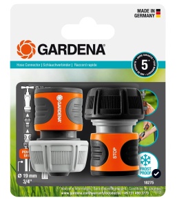 Conector pentru furtun Gardena 19 mm (34 Zoll) cu functie de oprire a apei