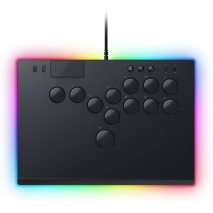 Controller arcade Razer Kitsune pentru PS5 si PC, 4 butoane, negru