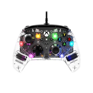 Controller de gaming HyperX Clutch Gladiate RGB, cablat, compatibil Xbox si PC, iluminare RGB
