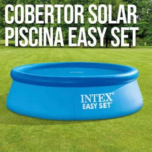 Coperta solara Intex pentru piscina Easy Set 244 cm, diametru 206 cm, grosime 120 microni - Img 2