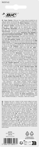 Corector BIC Tintenkiller, 4 bucati, cu varf dual, alb-albastru - Img 2