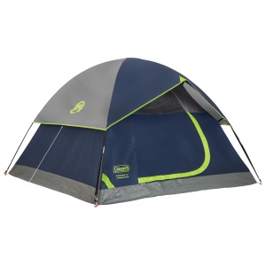 Cort de camping Coleman Sundome pentru 2 persoane, impermeabil, usor de montat