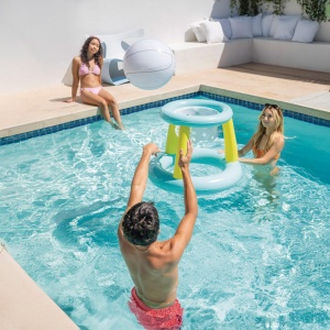 Cos de baschet plutitor Intex Mega Floating Hoops, 86 x 64 cm, cu mingie inclusa - Img 2