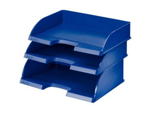 Cos de birou Leitz Plus Jumbo A4, capacitate mare, negru, design ergonomic - Img 5