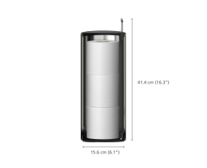 Cos de gunoi Joseph Joseph IW6, 30L, gri, din plastic reciclat, 4 pachete x 20 bucati - Img 5