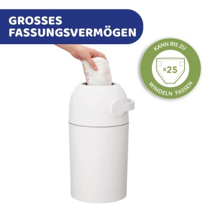 Cos de gunoi pentru scutece Chicco Windeleimer, sistem anti-odori, capacitate 25 scutece - Img 3