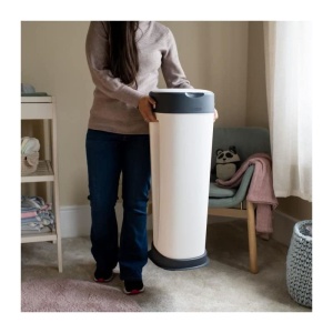 Cos de gunoi pentru scutece Tommee Tippee Twist Click XL, alb - Img 2