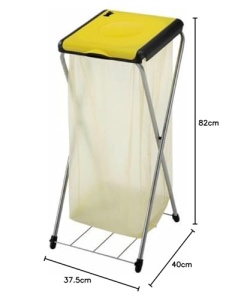 Cos de gunoi Vileda Gimi Nature Plus 1 130L culori sortate - Img 2