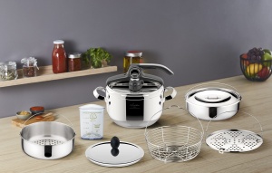 Cos din inox Lagostina pentru oala sub presiune, 19 cm, 56 litri - Img 4