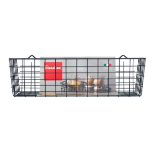 Cos multifunctional Metaltex Koala Lava 33x12x10 cm negru rezistent la rugina - Img 2