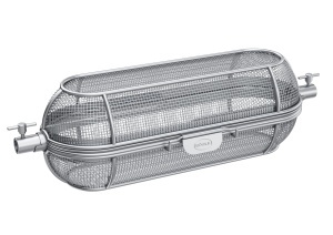 Cos pentru rotisor ROSLE, din otel inoxidabil 1810, 42.5 cm, pentru legume si cartofi