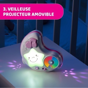 Covor de activitate pentru bebelusi Chicco Enjoy Colours 3in1, cu proiector si muzica, 83 cm - Img 5