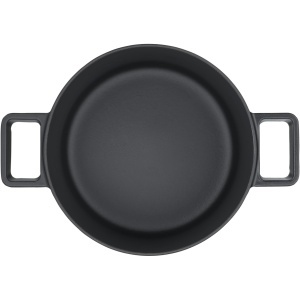 Cratita din fonta Flavour 24cm Negru capac cu condensare 52L - Img 5