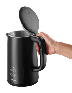 Cratita electrica Concept RK3360 cu temperatura reglabila 1,5 l, Negru - Img 2